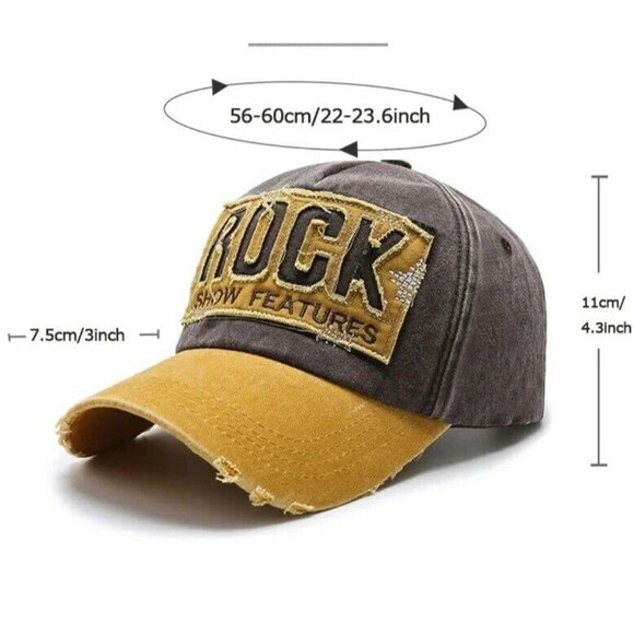 NEW Men Women GOLD Embroidery Stitched SECURITY Black Adjustable Cap Hat - Picture 5 of 9